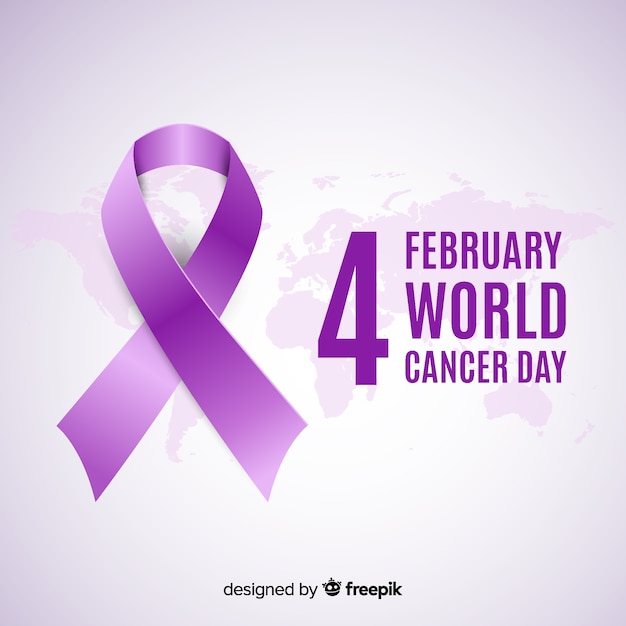 World cancer day background