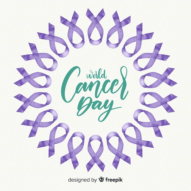 Free vector world cancer day background