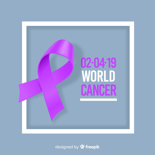 Free vector world cancer day background