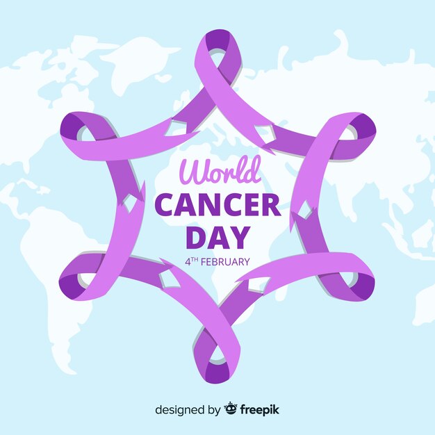 World cancer day background