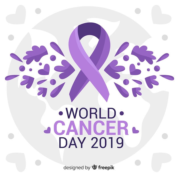 World cancer day background