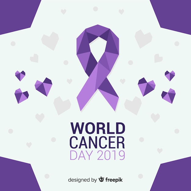 Sfondo del giorno mondiale del cancro