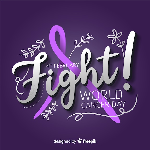 World cancer day background