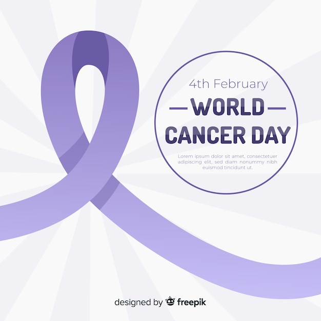 Free vector world cancer day