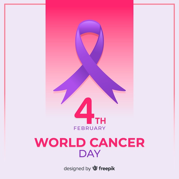 Free vector world cancer day