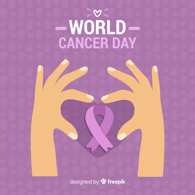 Free vector world cancer day