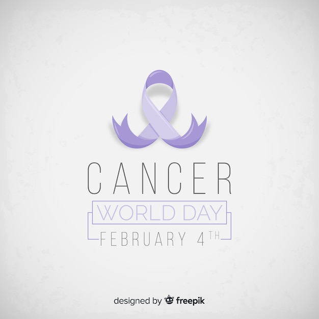 Free Vector world cancer day