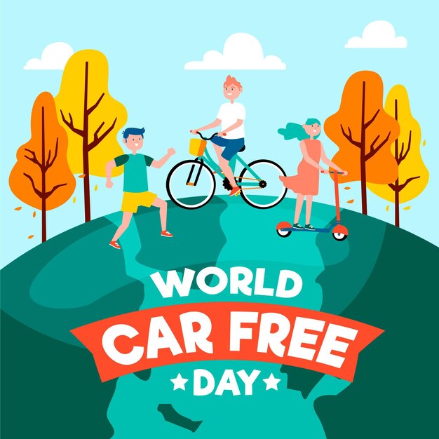 World car free day design