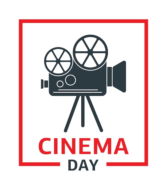 Premium Vector World cinema day