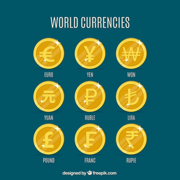 World coins set