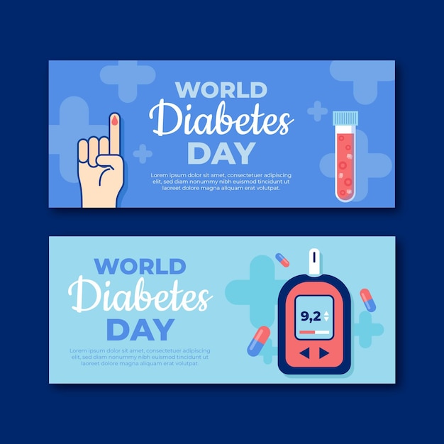 World diabetes day banner