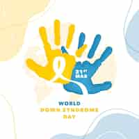 Free vector world down syndrome day