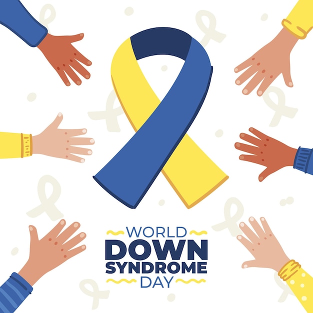 Free vector world down syndrome day