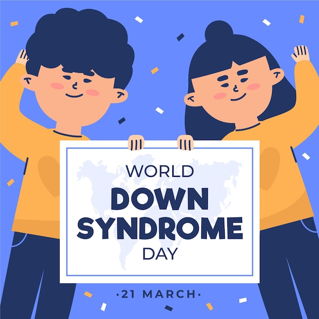 Free vector world down syndrome day