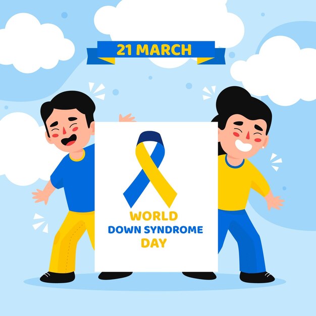 Free vector world down syndrome day