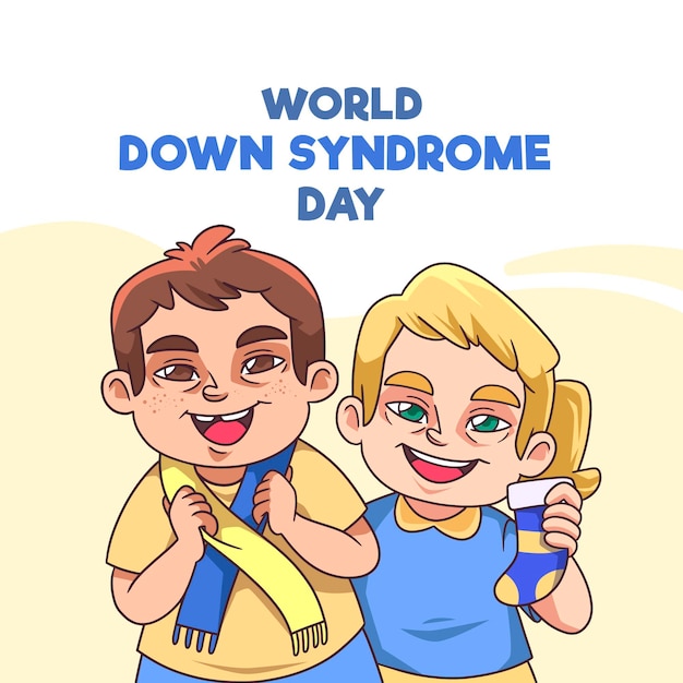 Free vector world down syndrome day