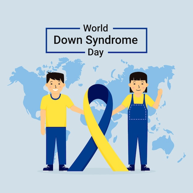 Free vector world down syndrome day