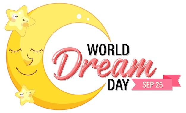 World dream day poster template