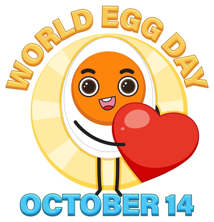 Free Vector world egg day banner or logo design