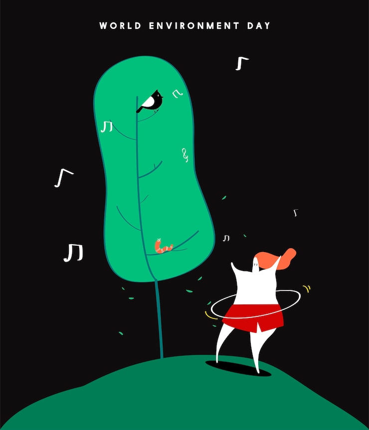 무료 Vector 세계 환경의 날 개념 그림