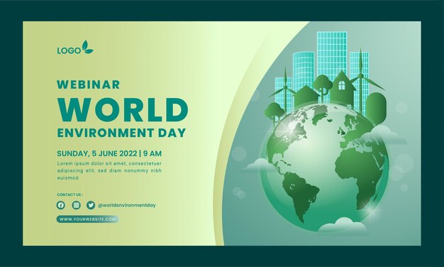 World environment day gradient webinar