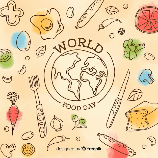 World food day background design