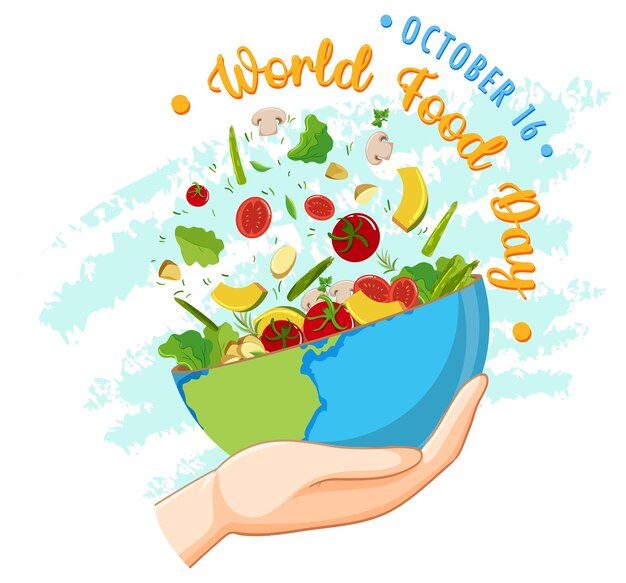 Дизайн баннера всемирного дня продовольствия
