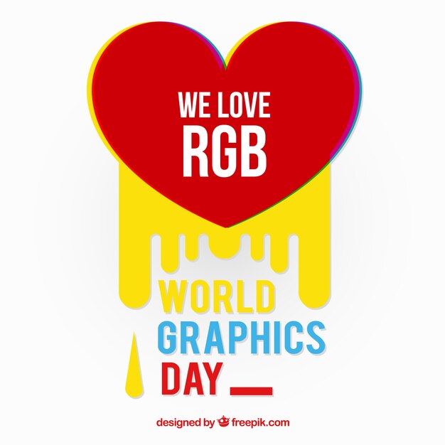 World graphics day background 