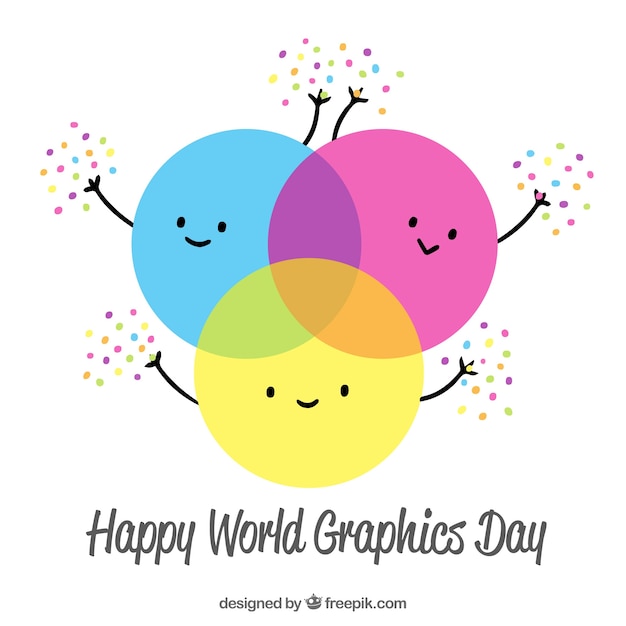 Free vector world graphics day background