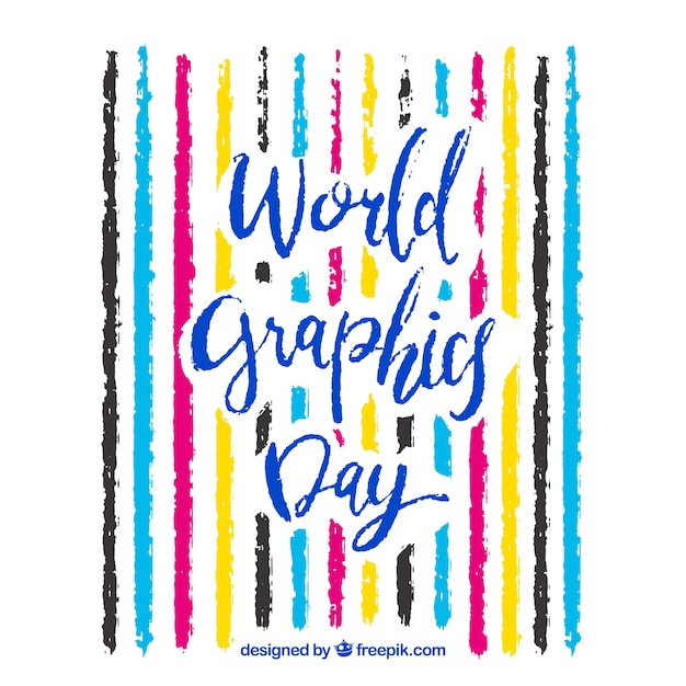 World graphics day background 