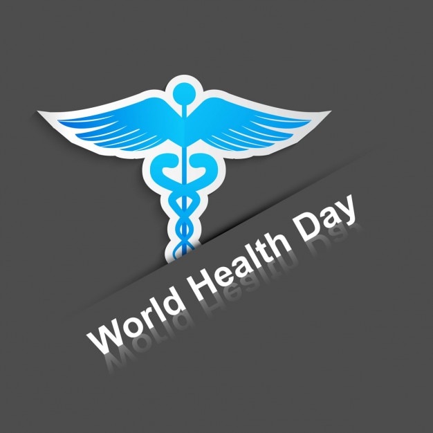 Бесплатное векторное изображение Всемирный день здоровья фон