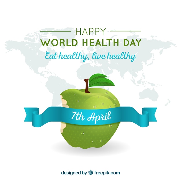 Free vector world health day background