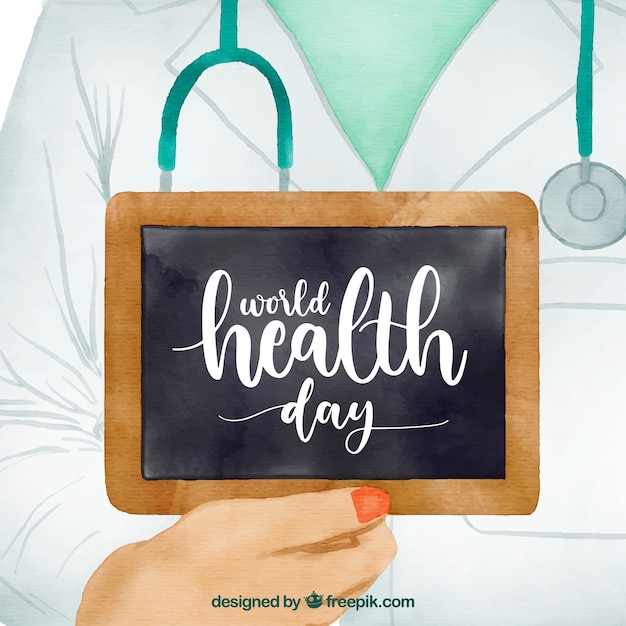 Free vector world health day background