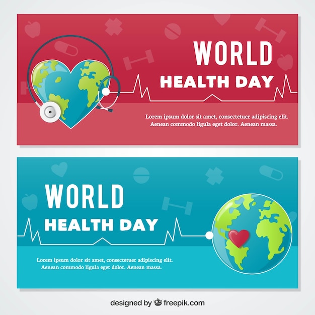 World health day banners