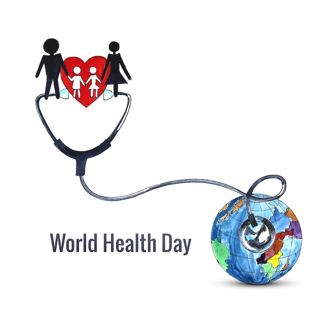 4月7日背景に祝われる世界保健デー