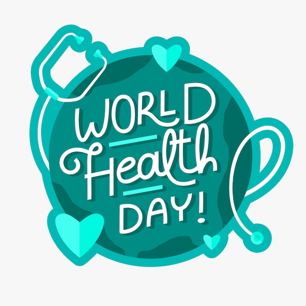 World health day celebration design