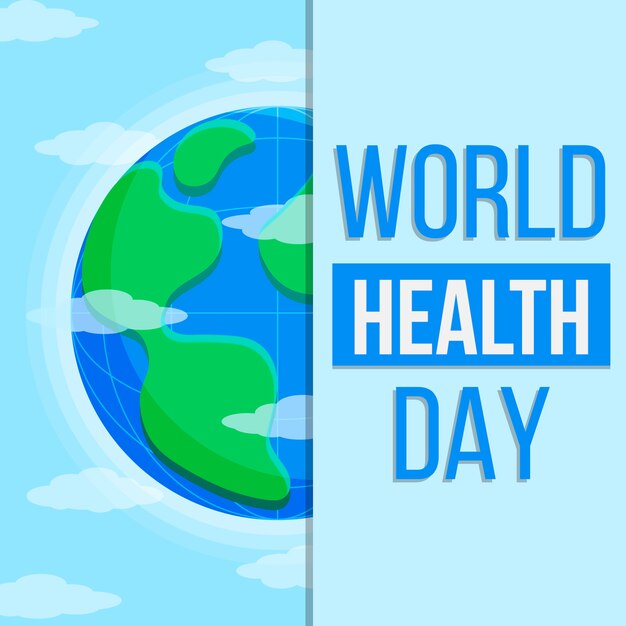 World health day with earth