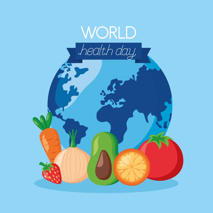 Free Vector world health day