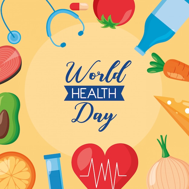 Free vector world health day