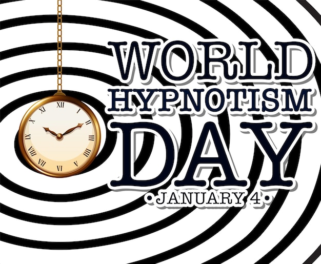 World hypnotism day January icon