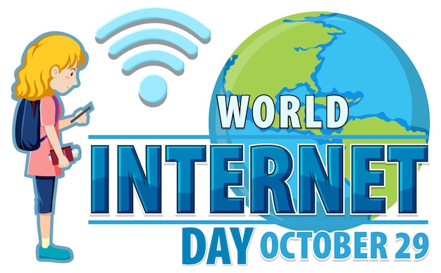 World internet day banner design