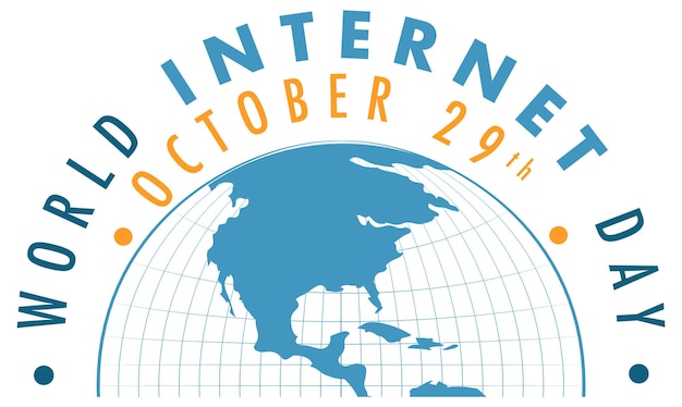 Дизайн баннера Всемирного дня Интернета