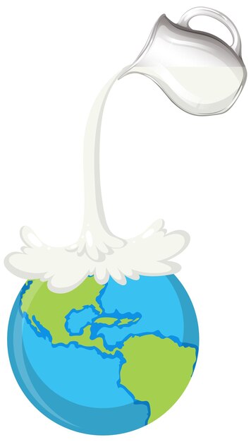 World milk day concept vector