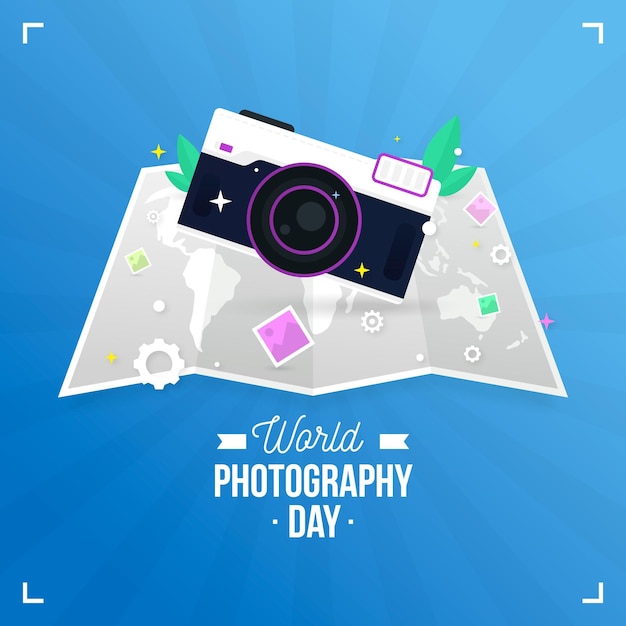 Free vector world photography day