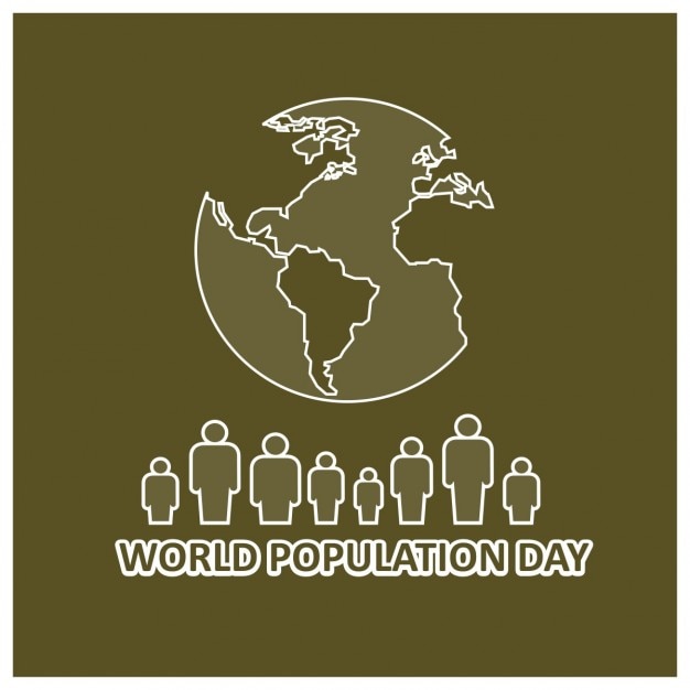 World population day background