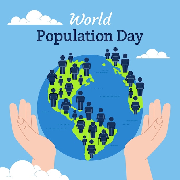 World population day illustration