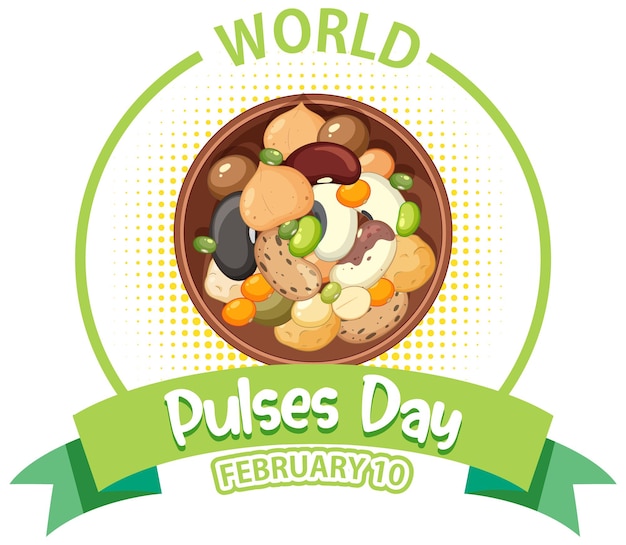 Free vector world pulses day banner design