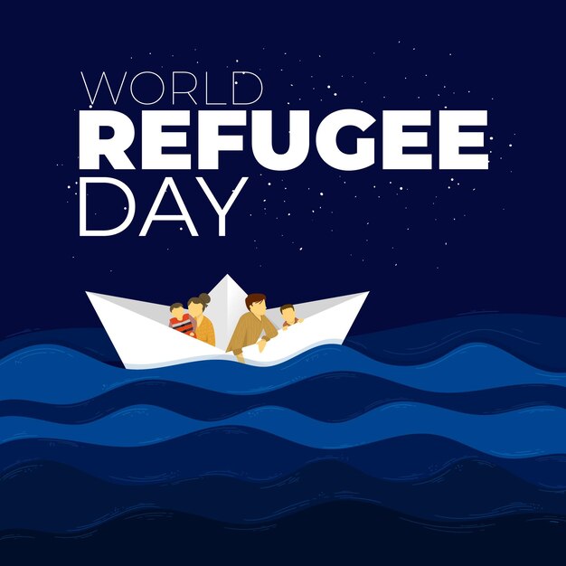 World refugee day theme