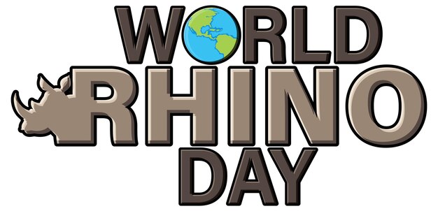 World Rhino Day Banner Design