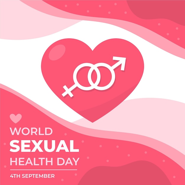 Free vector world sexual health day celebration